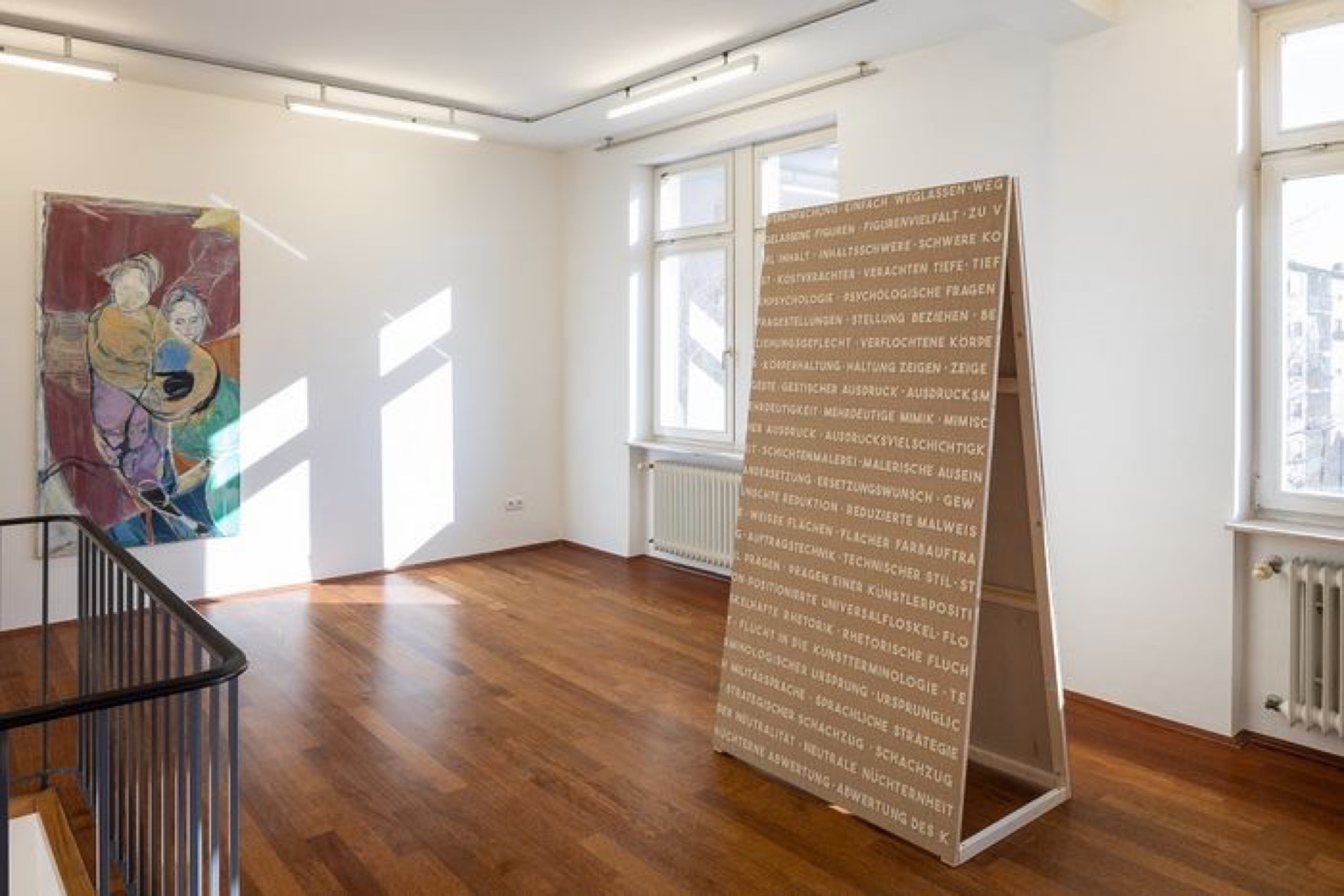 Installation view of Veins in the leaf, Bremond Capela, Paris, France, 2025